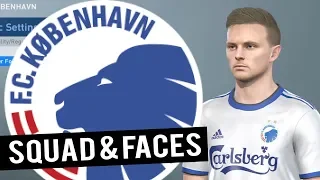 Pes 2019 Fc Copenhagen Squad Faces Rating