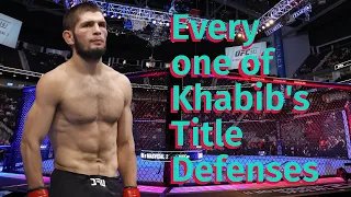 Every Khabib "The Eagle" Nurmagomedov Title Defense