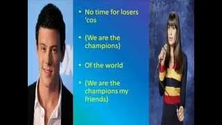 Glee we are the champions