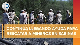 Gobierno acelera extracción de agua para rescatar a mineros en Sabinas