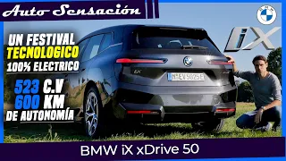 Prueba BMW iX xdrive50 M-sport 2022 . El Kaiser tecnológico y eléctrico de BMW.