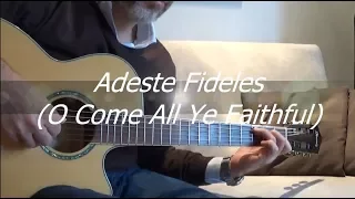 Fingerstyle Guitar (TAB) - Adeste Fideles ( O Come All Ye Faithful)