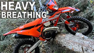 Heavy Breathing on 2024 KTM 300 XC-W HardEnduro