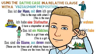 Grammar: Relative Clauses (Part 3): Dative Case - Lesson 12 (A1-A2) (Learn German)