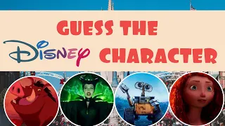 Guess the Disney Character in 3 second? | Disney Trivia Quiz | 50 Characters!