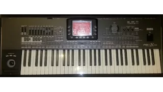 Korg pa 3x Mp3 Recording (Shift and Record buttons press)