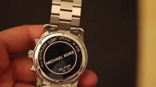 How to change Michael Kors MK 8086 Watch Battery