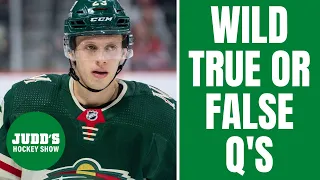 Minnesota Wild TRUE OR FALSE predictions for 2023-24