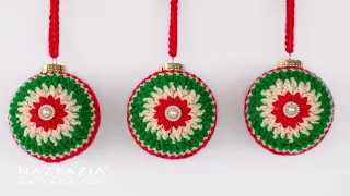 HOW to CROCHET TREE ORNAMENT - Christmas Decoration by Naztazia