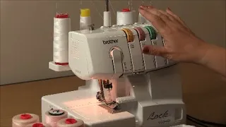 How To Quickly Change Thread Colors On Your Serger - Overlocker Without Re-Threading