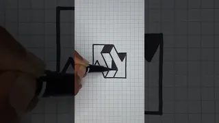 Easy 3D Drawing on Grid Paper