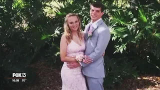 Teen with terminal cancer weds high school sweetheart