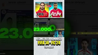 RECONSTRUYO AL MÓNACO desde FIFA 14 hasta FC 24 #modocarrera #fc24