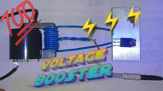 DIY How to make a high-voltage booster at home using old TV EHT