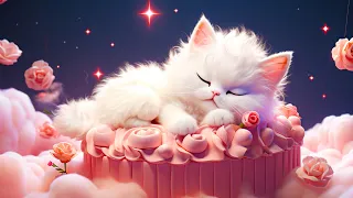 Deep Sleep Music - Healing of Stress, Anxiety and Depressive States with Cat Purring Sound