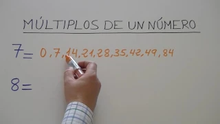 Cómo calcular múltiplos