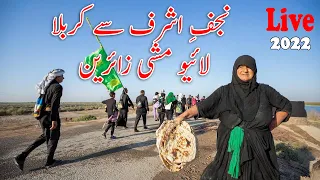 🔴Live - Karbala K Rasty Pe Safar Ishq Jari - Arbaeen Pilgrimage - Najaf se Karbala