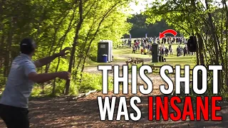 Paul McBeth throws CRAZY shot towards spectators! - Austin Open 2023