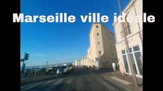 Marseille ville ideale 4K- Driving- French region