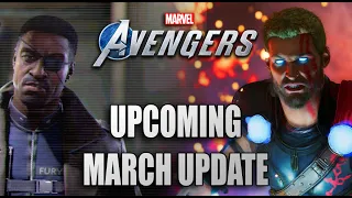 Marvel's Avengers - Upcoming March Update (Nick Fury, checkpoint Raid Rewards & More QOL changes)