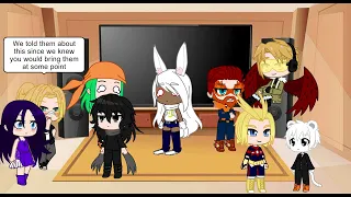 Pro Heroes react to Class 1-A Cult