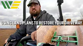 Restoring Roads & Driveways Using a Land Plane