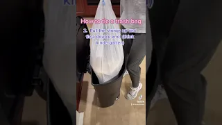 How to tie a trashbag