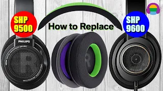 How to Replace: Philips SHP9500, SHP9600 Headphones Headband / Ear Pads