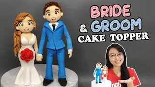 Bride and Groom Cake Topper Tutorial | Bride Cake Topper Tutorial | Groom Cake Topper Tutorial