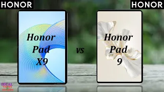 honor pad x9 vs honor pad 9
