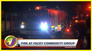 Fire at Facey Commodity Group | TVJ News - Oct 10 2021