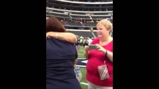 Proposal at Cowboys stadium