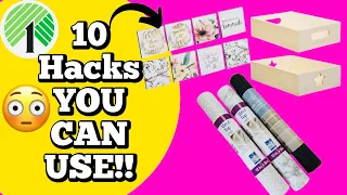 🌟10 MUST SEE DOLLAR TREE DIY HACKS THAT YOU CAN ACTUALLY USE! (You need to try these 2023)