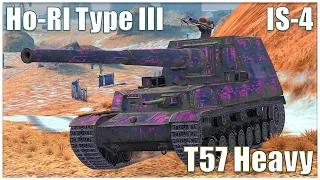 Ho-RI Type III, IS-4 & T57 Heavy ● WoT Blitz