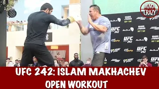 UFC 242: Islam Makhachev Open Workout Highlights