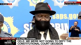 Police Minister Bheki Cele addresses issues around arrest of Jacob Zuma, protests in KwaZulu-Natal