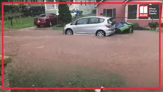 Flooding in parts of Atlanta after rain