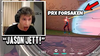 PRX SOMETHING MET PRX FORSAKEN ON JETT IN RANKED & JETT VS JETT!! FT. PRX MONYET, JINGGG | VALORANT