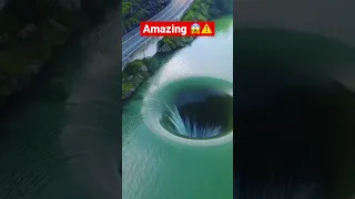 Glory Hole - Whirlpool lake Beryessa 😱⛔️ #amazing #travel #traveling #youtubeshorts