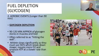 Fuel Depletion - PC and Glycogen