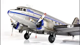 Douglas DC-3 trumpeter 1/48 Alaska Airlines - Aircraft Model