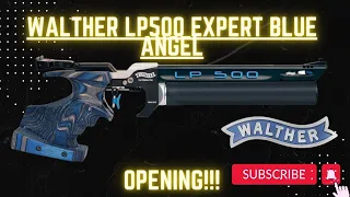 WALTHER LP500-E EXPERT BLUE ANGEL opening, brand new 2023