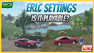 What Happens If You Play ERLC In The Lowest Settings Possible? | Liberty County Roblox Roleplay