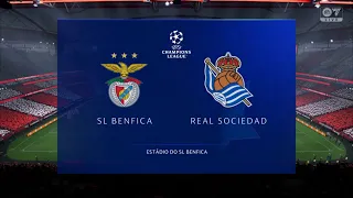 EA FC 24 PS4 | SL Benfica VS Real Sociedad - UEFA Champions League | Group Stage | Gameplay PS4