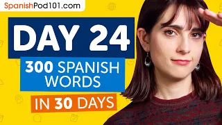 Day 24: 240/300 | Learn 300 Spanish Words in 30 Days Challenge