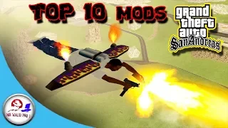 Gta san andreas │Top 10 mods  افضل 10 مودات جاتا سان اندريس