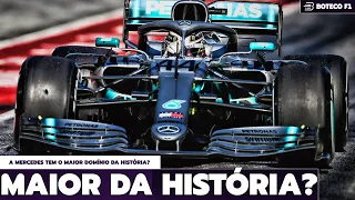 A MERCEDES tem o MAIOR DOMÍNIO da HISTÓRIA da FÓRMULA 1™? 🏎🔍🤔