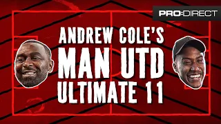 ULTIMATE MANCHESTER UNITED XI | YUNG FILLY MEETS UTD LEGEND ANDREW COLE