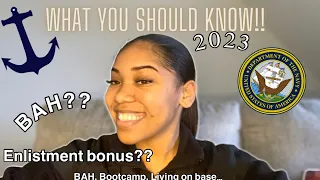 PREPARATION FOR THE U.S. NAVY | Bootcamp, BAH, Living on/off base etc.. 2023