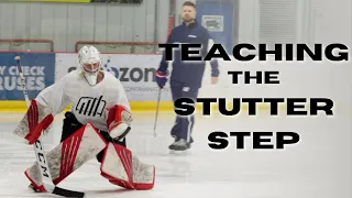 Teaching The Stutter Step | Goalie Camp VLOG Part 1